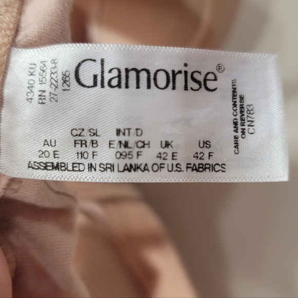 Glamorise MagicLift Front-Closure with Posture Back Support Bra - Sz 42F US - Picture 5 of 10